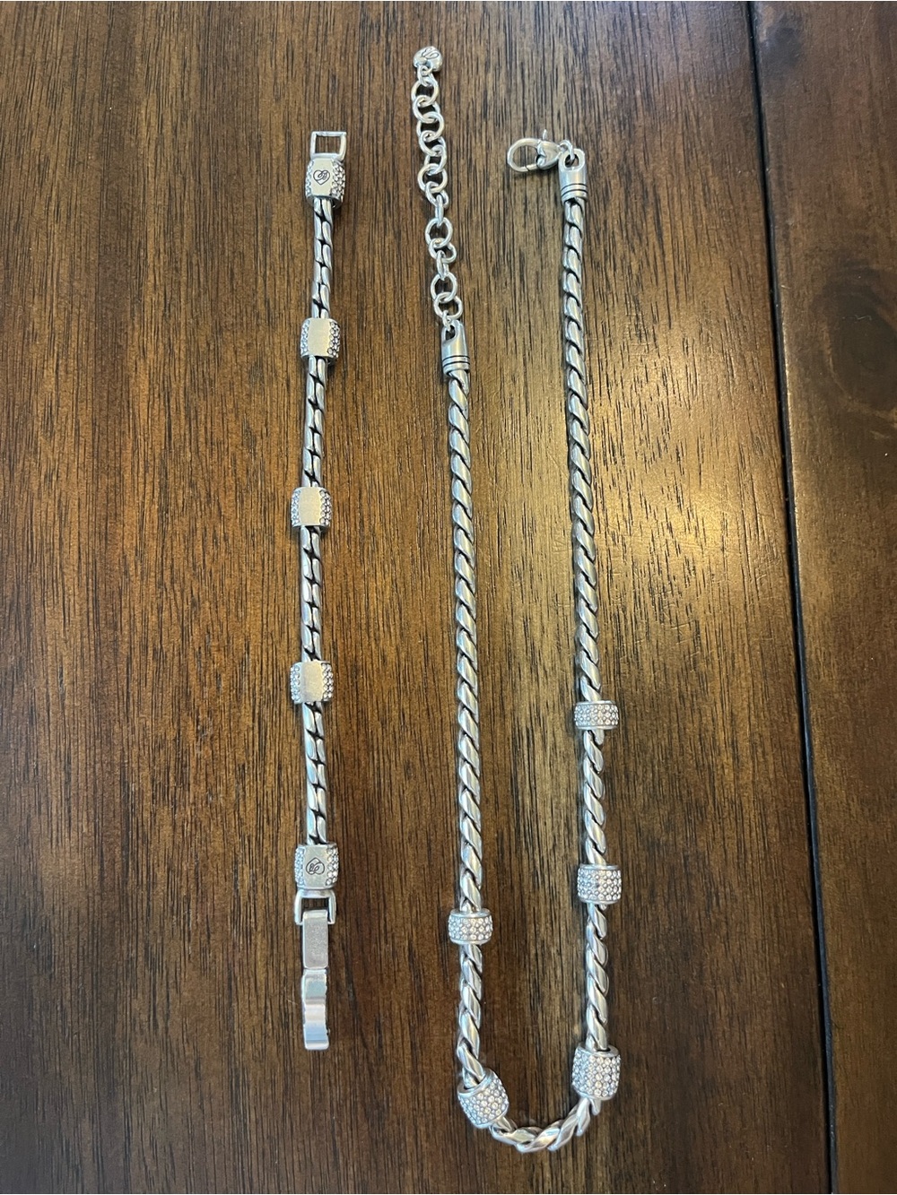 Brighton set of Meridian necklace and bracelet